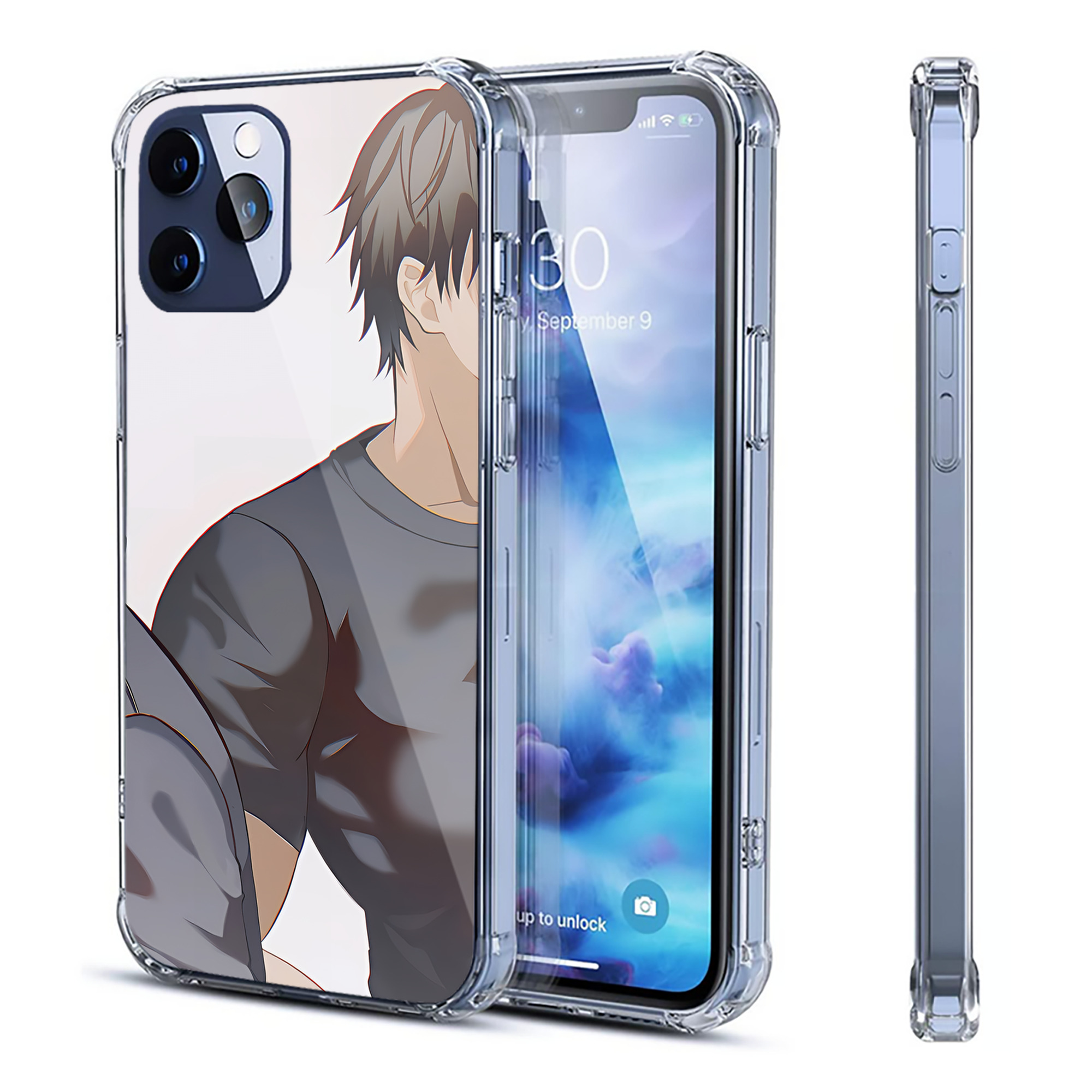 （画像用） SPY×FAMILY间谍家家酒 【iPhone 12シリーズ対応】透明スマホケース（クリアソフトケース）